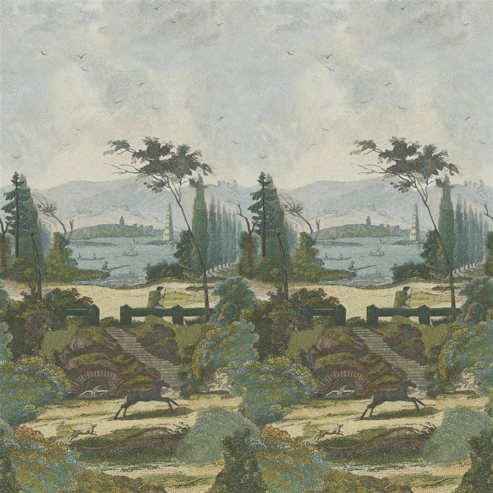 Pastoral Scene 2 Sky Wallpaper Panel