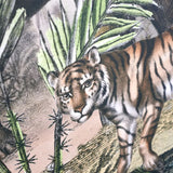 Palm Trail Scene 1 Sepia Wallpaper Panel