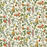 Orchard Fruits Parchment Fabric