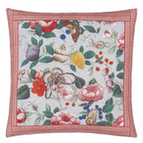 Flower Fan Sky Blue Cushion