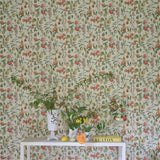 Orchard Fruits Parchment Wallpaper