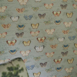 Butterfly Studies Eau de Nil Wallpaper