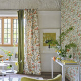 Orchard Fruits Parchment Wallpaper