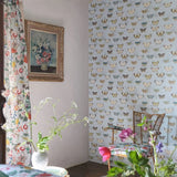 Butterfly Studies Cloud Blue Wallpaper