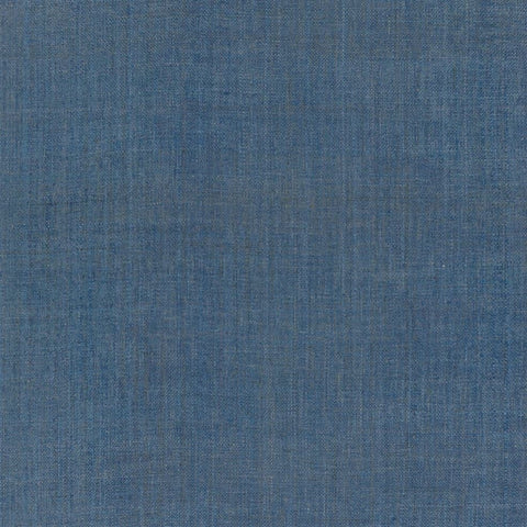 Lantana Weave Indigo Wallpaper