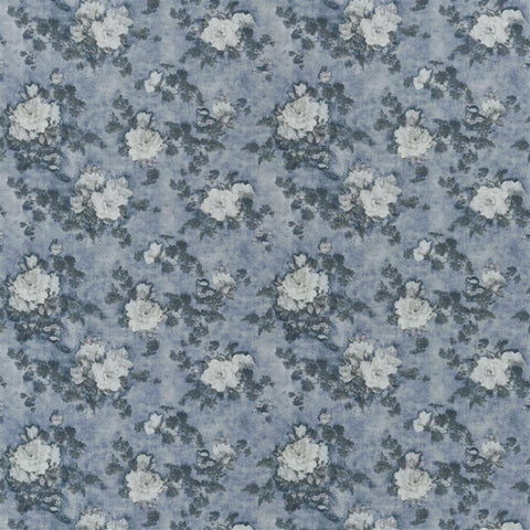 Impasto Floral Denim Fabric