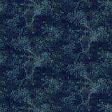 Beaton Floral Overdyed Indigo Fabric