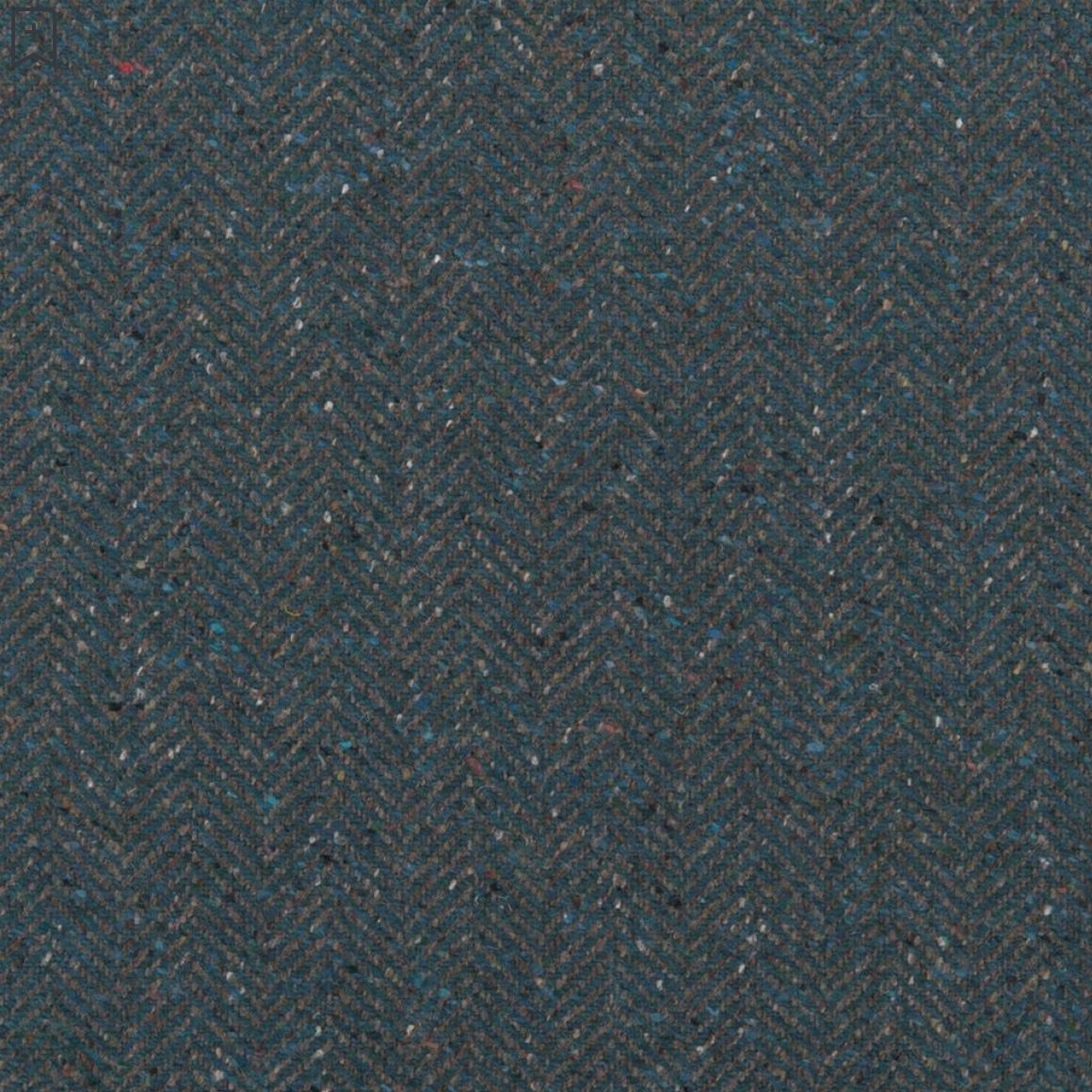 Stoneleigh Herringbone Woodland Fabric