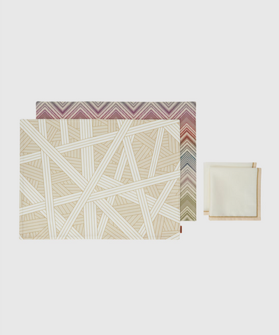 Marea e Nastri Placemat And Napkin (Set of 2)