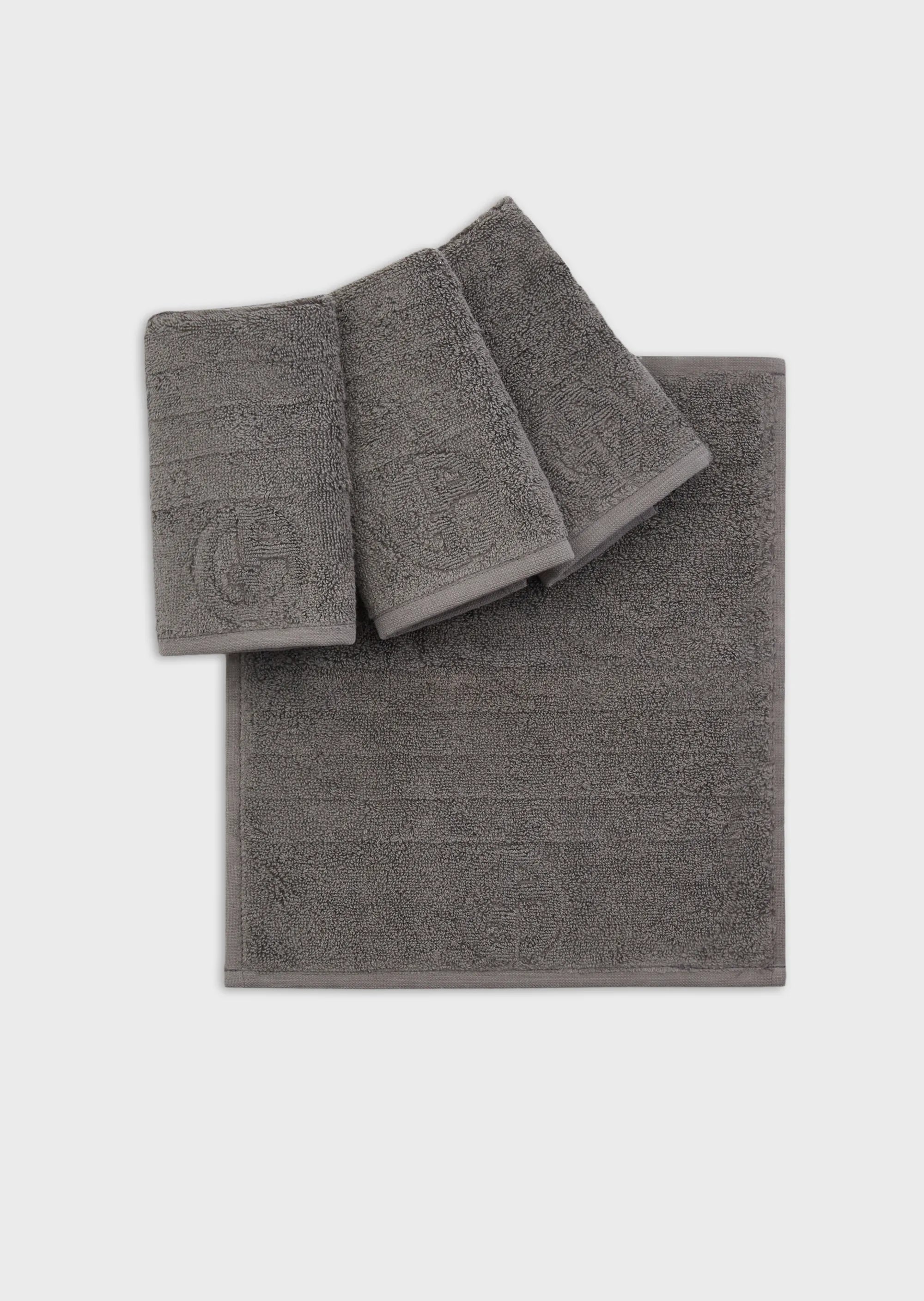 Dorotea Set of 4 Towels with Bag in Graphite