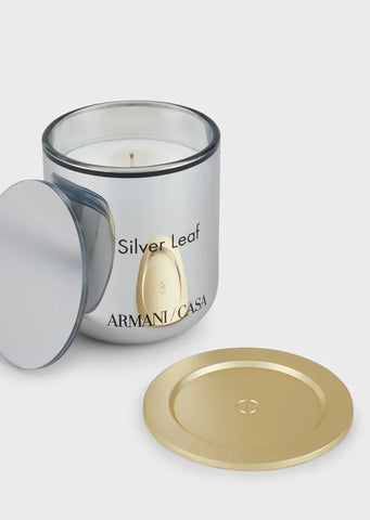 Pegaso Scented Candle in Silver Leaf