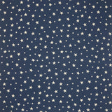 Willa Star Jacquard Blue Fabric