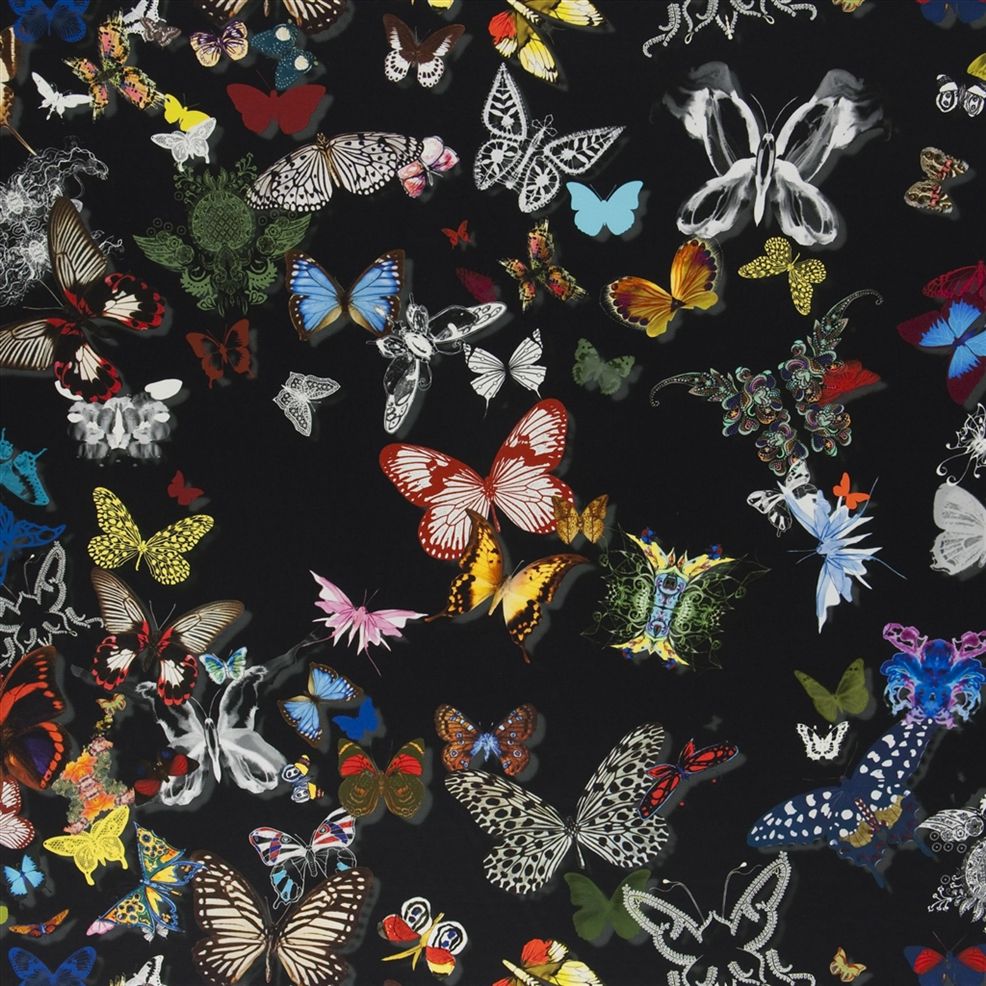 Butterfly Parade Oscuro FCL025/03 Fabric