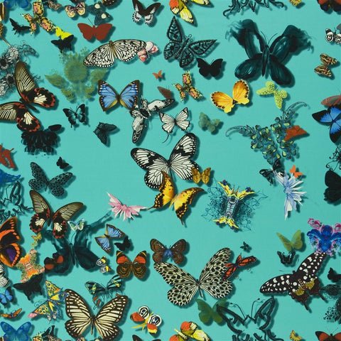 Butterfly Parade Lagon FCL025/04 Fabric