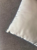 Silver With Beads Cushion