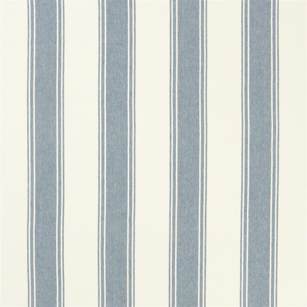 Danvers Stripe Chambray/Linen Fabric