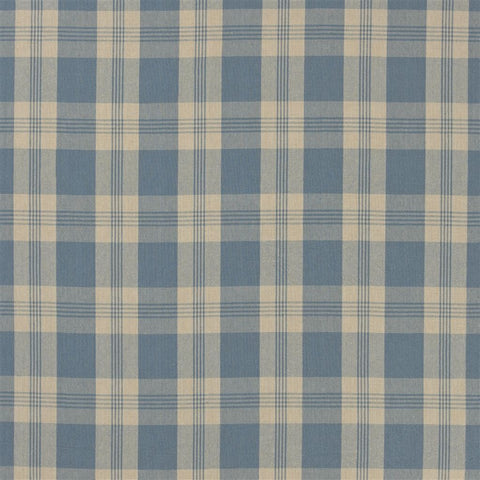 Mill Pond Check Chambray/Linen Fabric