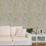 Bartlett Zebra Cream Wallpaper