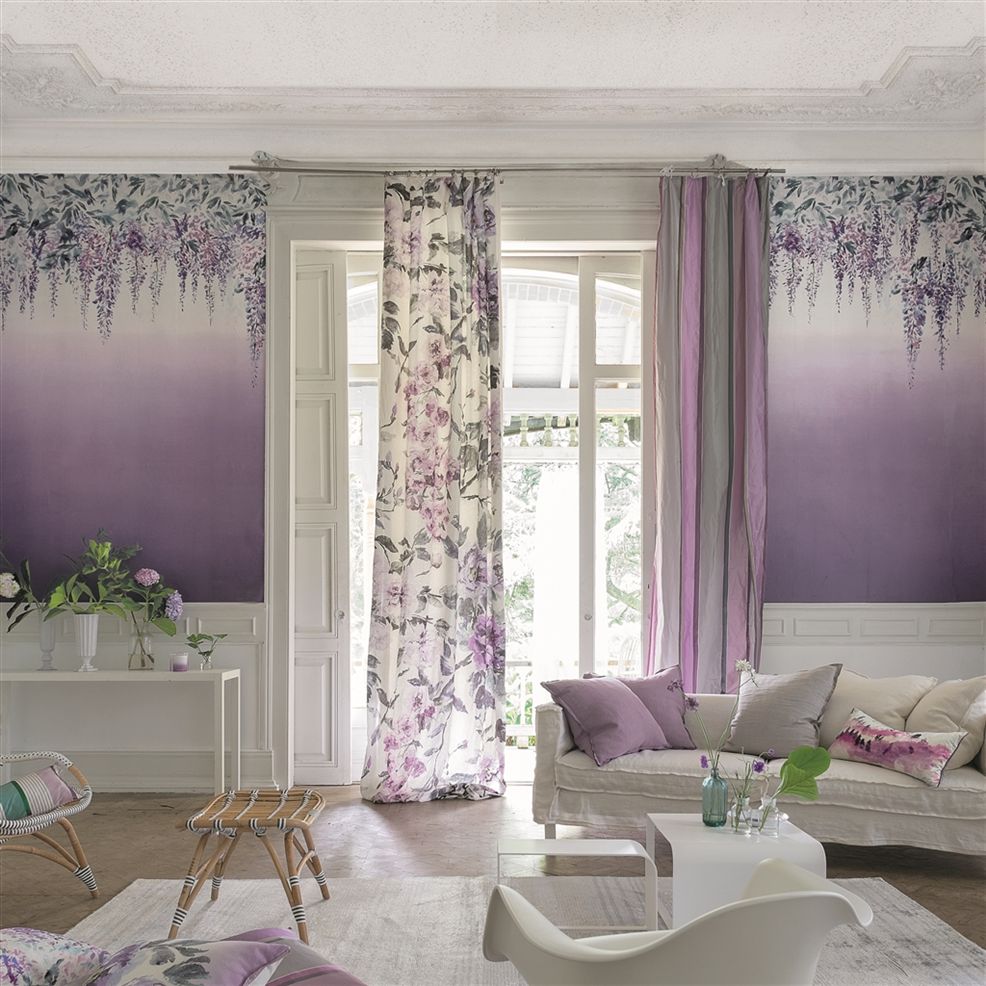 Summer Palace Grape PDG657/02 Wallpaper Panel