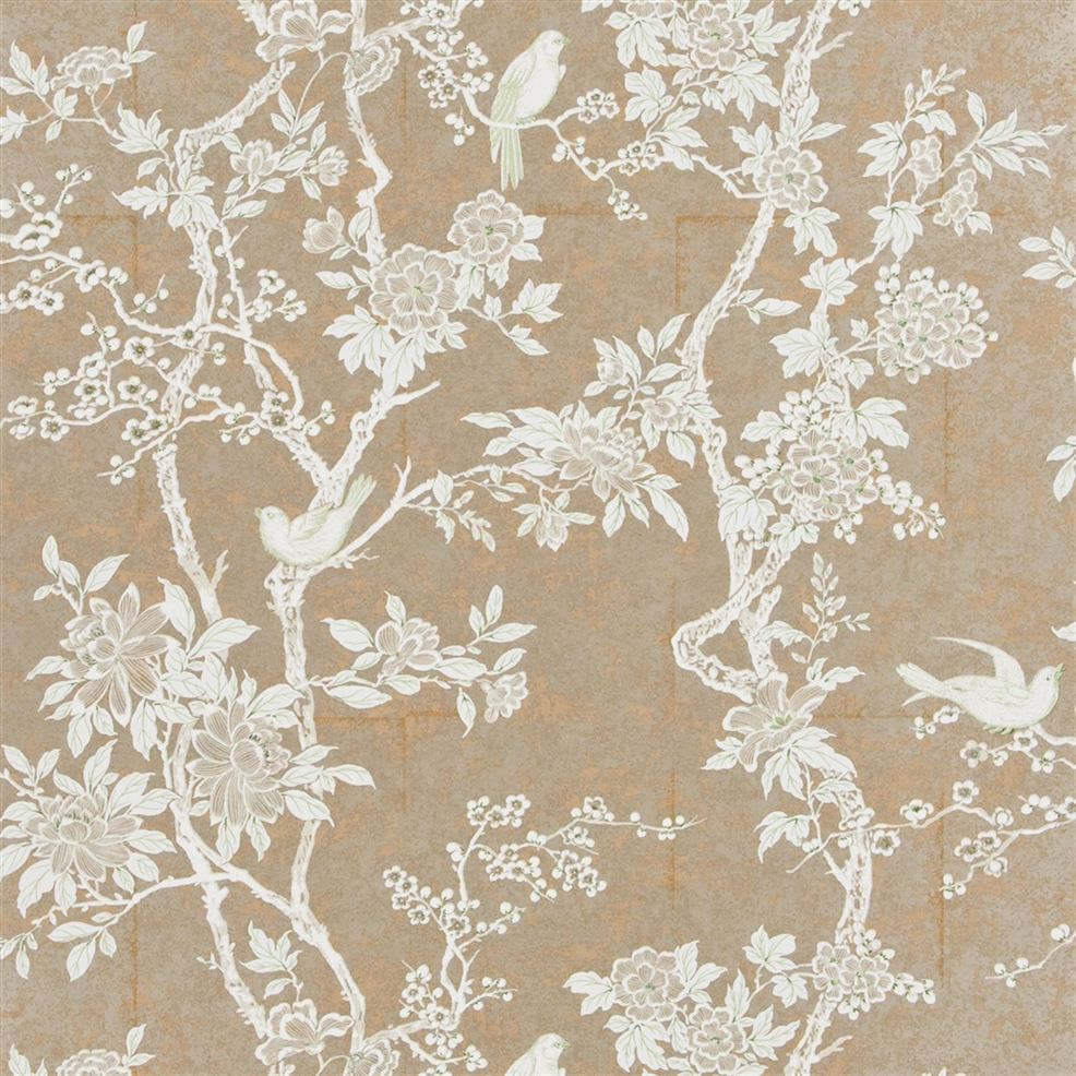 Marlowe Floral Sterling Wallpaper