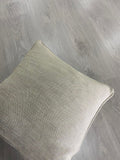 Lascialle Greige Soft Squares Feather Cushion