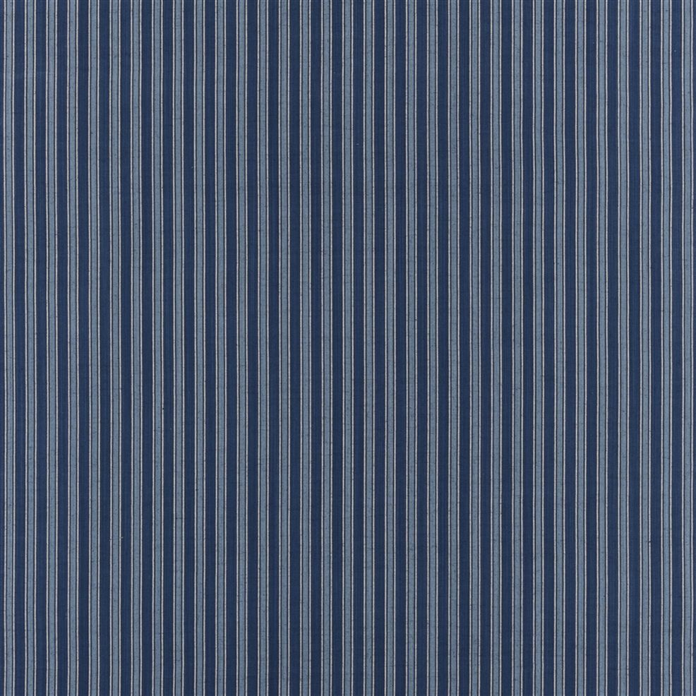 Bungalow Stripe Indigo Fabric