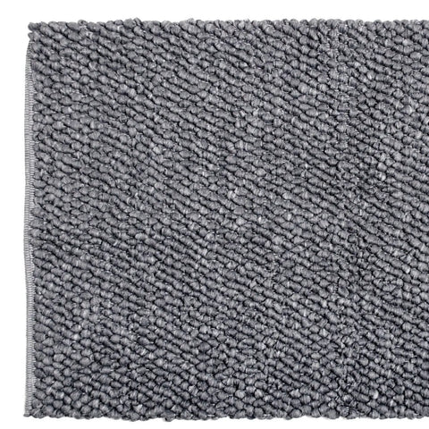 Fria Sustainable Handwoven Rug With Upcycled Fibers in Anthracite
