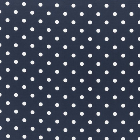 Georgette Dot Navy Fabric