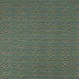 Geometric Silk Teal Wallpaper