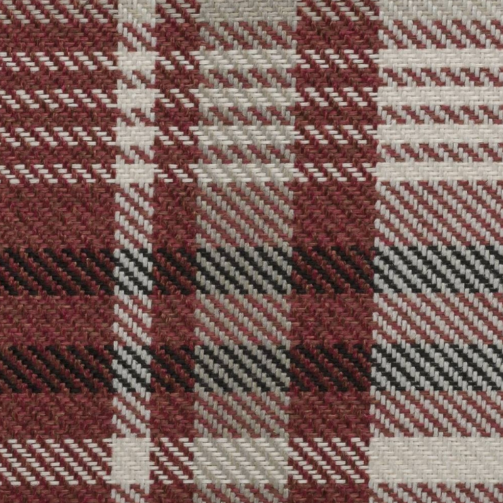 Scottish Tartan Marsala Plaid Fabric