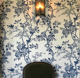 Marlowe Floral Porcelain Wallpaper