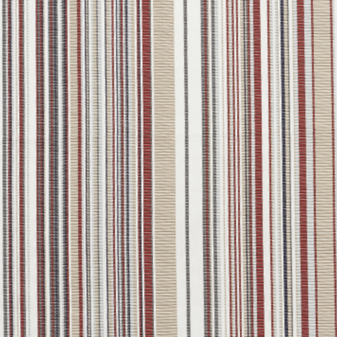 Stripe Mania Tropical Red Fabric