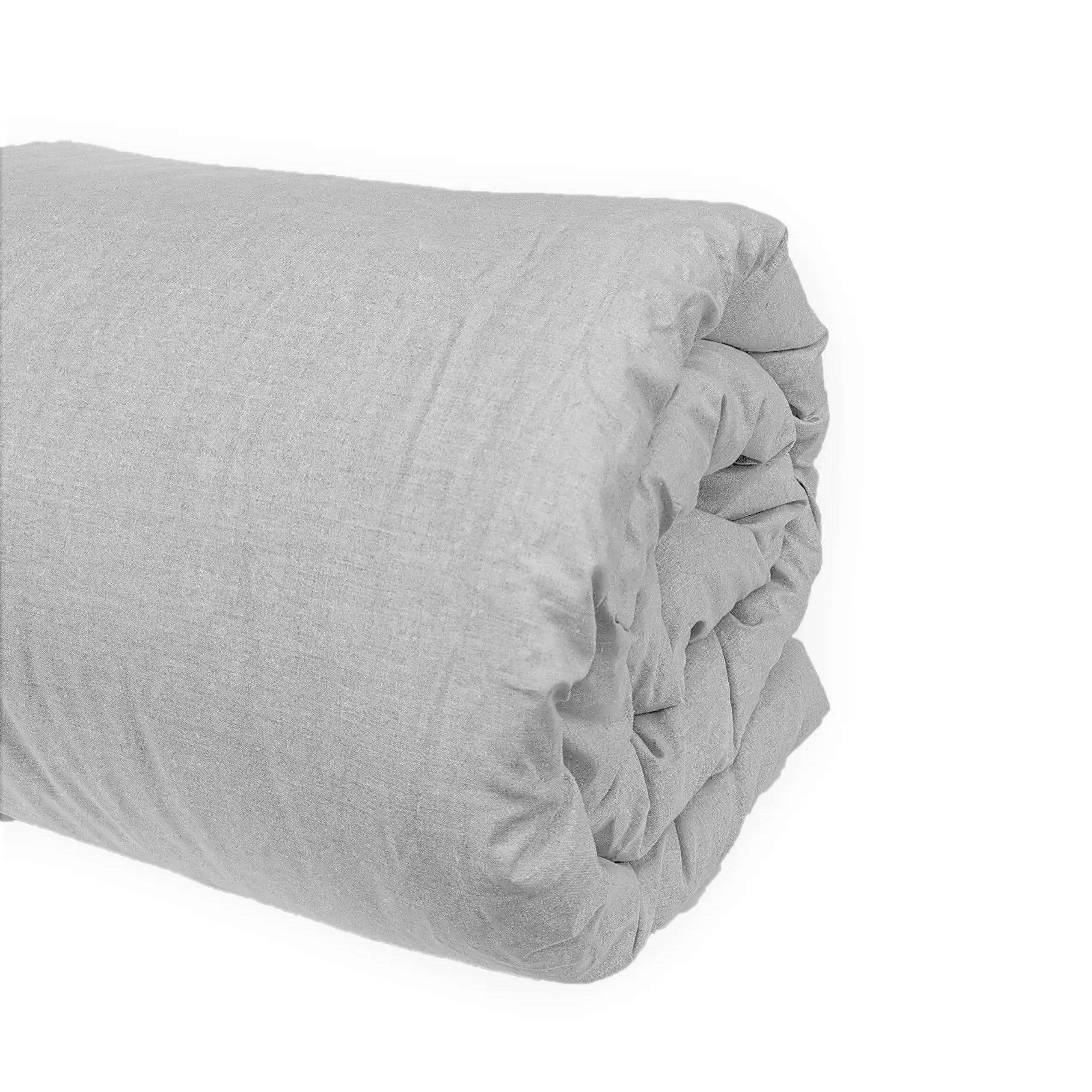 100% Linen Bedding in Grey