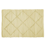 Meixedo Handwoven Rug From Upcycled Materials In Yellow