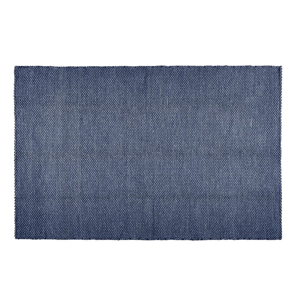 Deocriste Sustainable Rug Handwoven From Upcycled Fibers in Blue