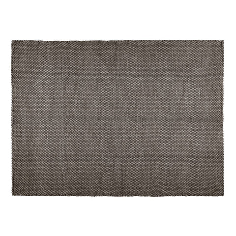 Deocriste Sustainable Rug Handwoven From Upcycled Fibers in Taupe