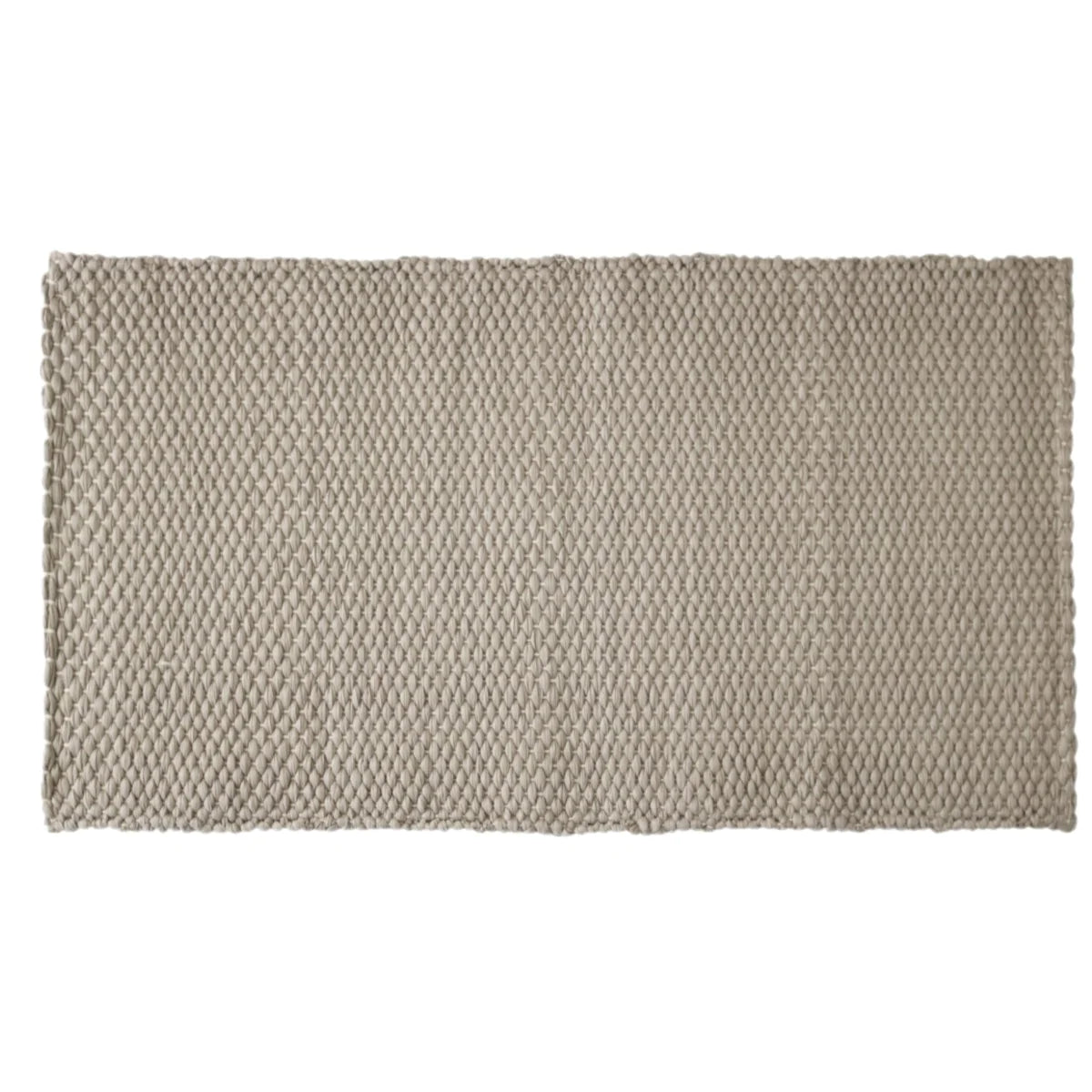 Deocriste Sustainable Rug Handwoven From Upcycled Fibers in Camel