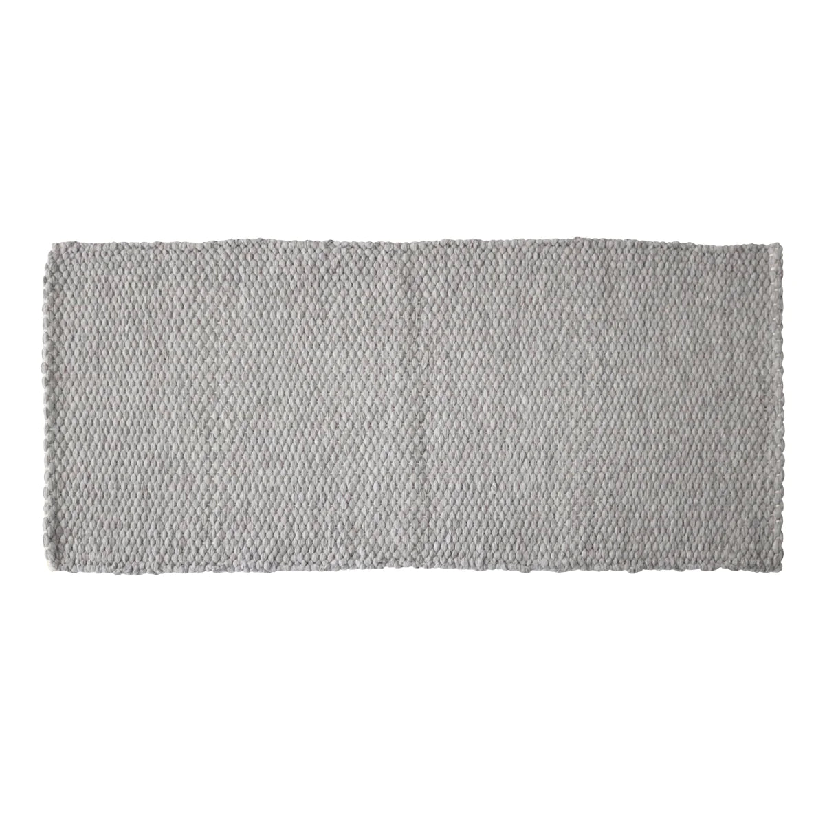 Deocriste Sustainable Rug Handwoven From Upcycled Fibers in Grey