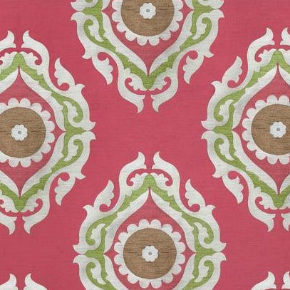 French Suzani Raspberry AW7878 Fabric